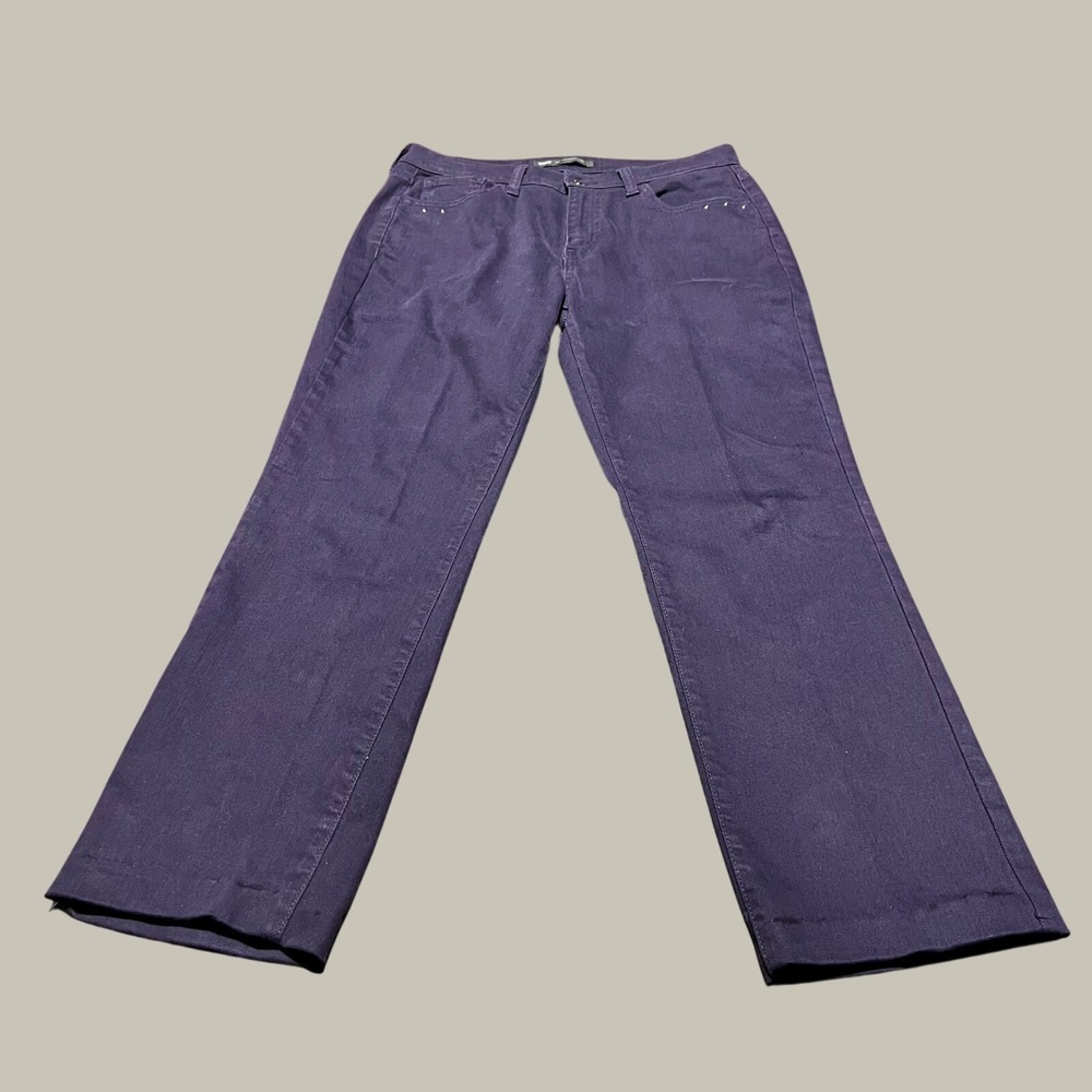 Levis 505 Straight Leg Purple Plum Studded Pants Womens 10M‎ W30 L32 15505-0099